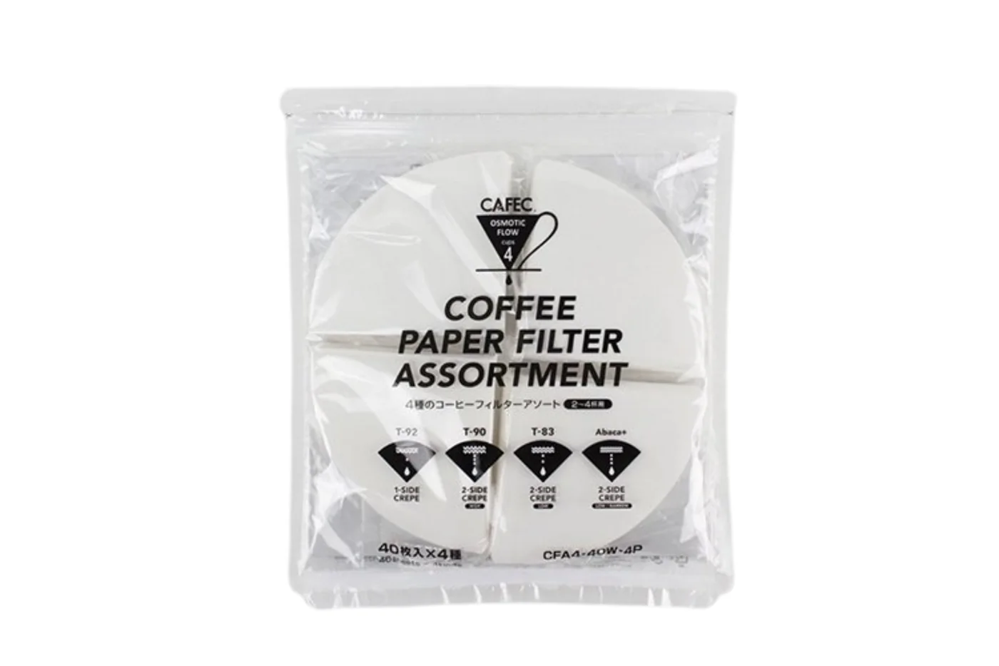 4P Paper Filter Assortment
